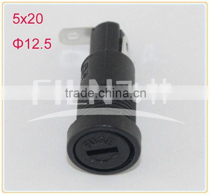black bakelite R3-11 automotive fuse holder for 5*20mm fuse