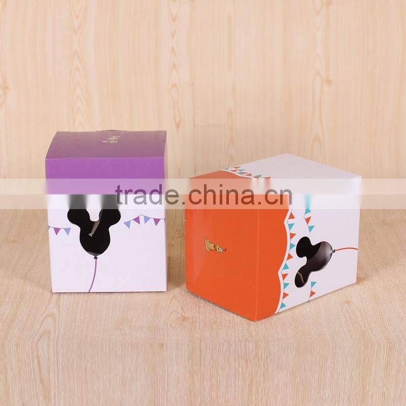 Full-color offset printing corrugated toy box for children