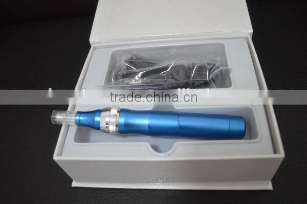 new vibrating stamp electric micro needling pen tattoo pen derma pen
