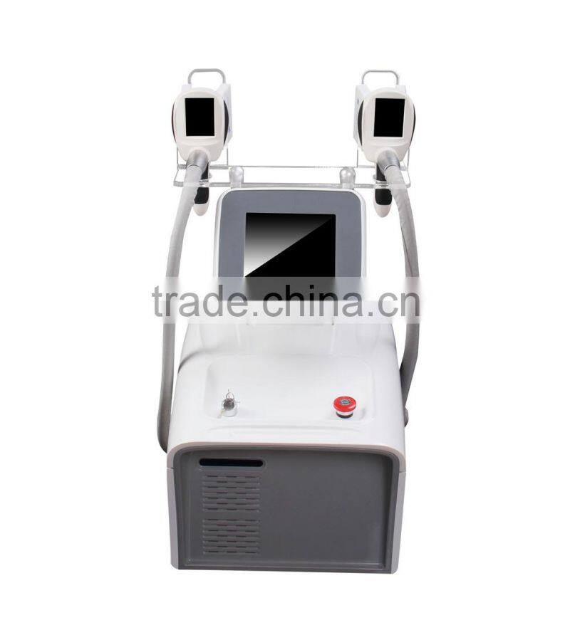 High effective double cryo heads new cool fat freezing instrument