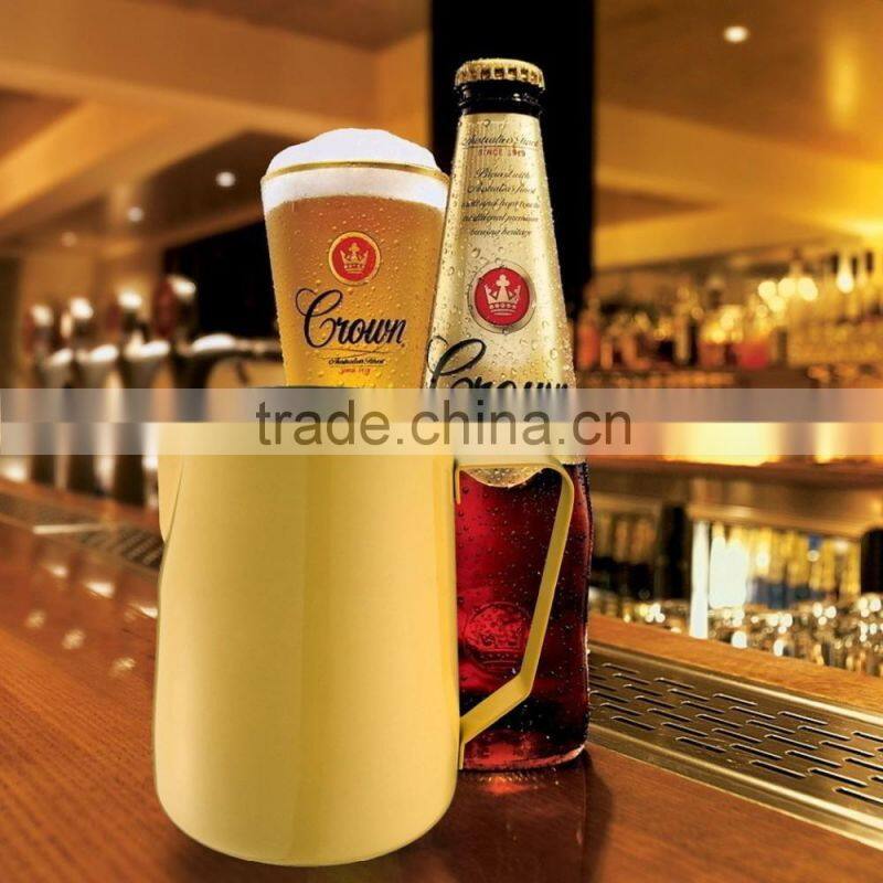 600ml Stainless Steel Garland Cup Garland Cylinder Milk Cup Vacuum Cup Japanese Milk Pitcher