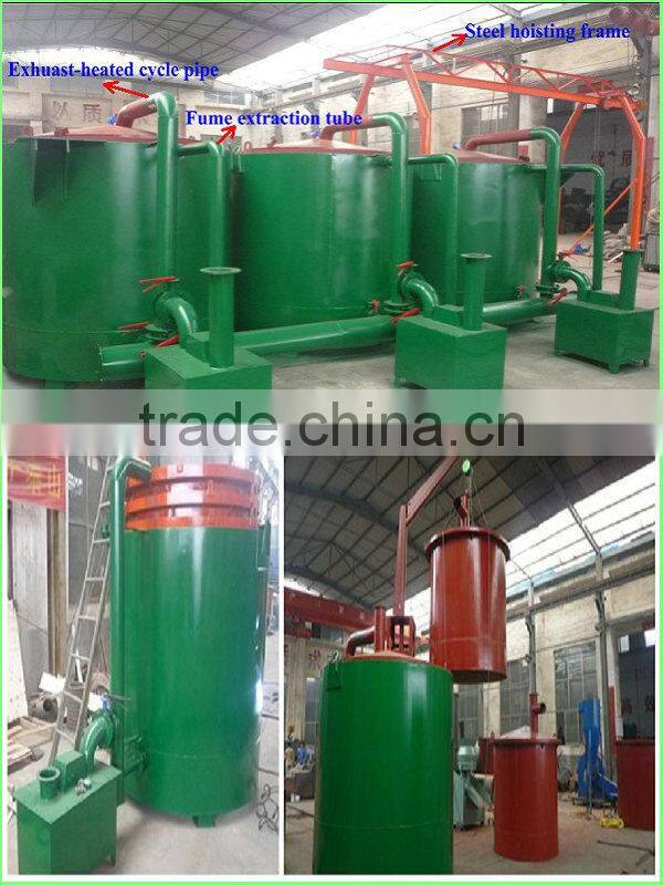 high capacity wood branch Smokeless charcoal stove design