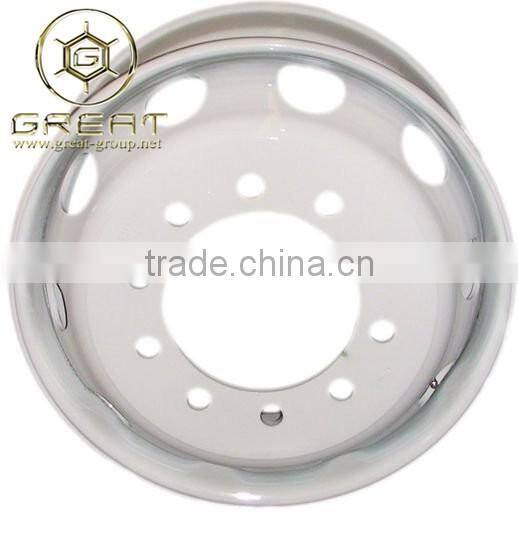 China brand in OEM design of 22.5 inch truck tubeless rims