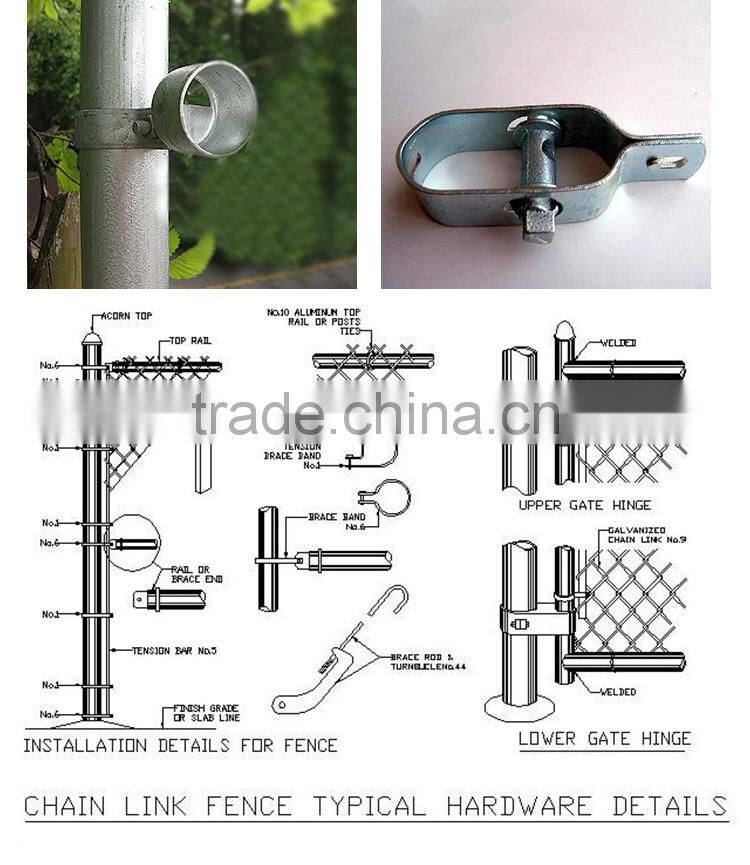 Renewable Sources supplier hot dipped galvanized chain link fence