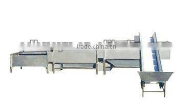 Automatic carrot washing and cleaning line