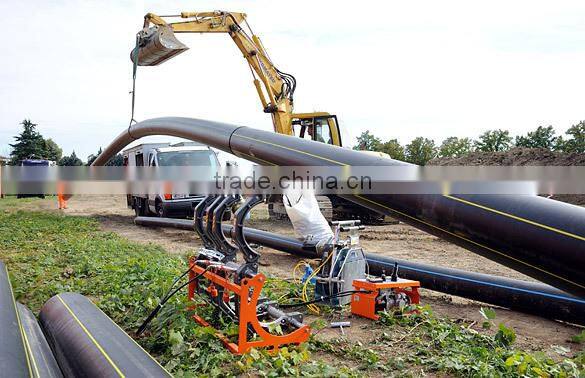PE80/PE100 Polyethylene Pipe for Gas Supply black with yellow stripes