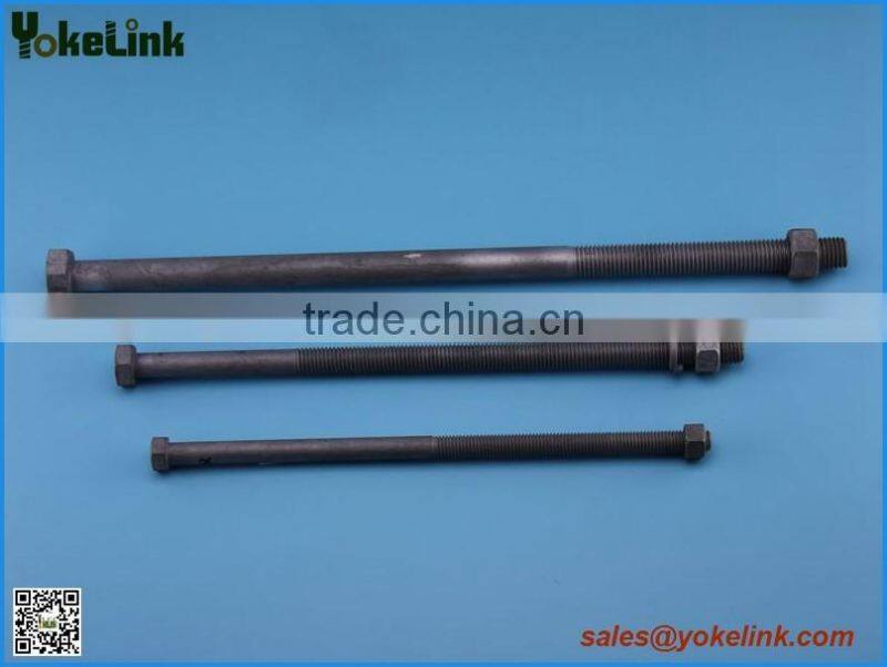 ANSI/IEEE Std C135.1 Carbon steel Hot Dip Galvanized square bolts with nut