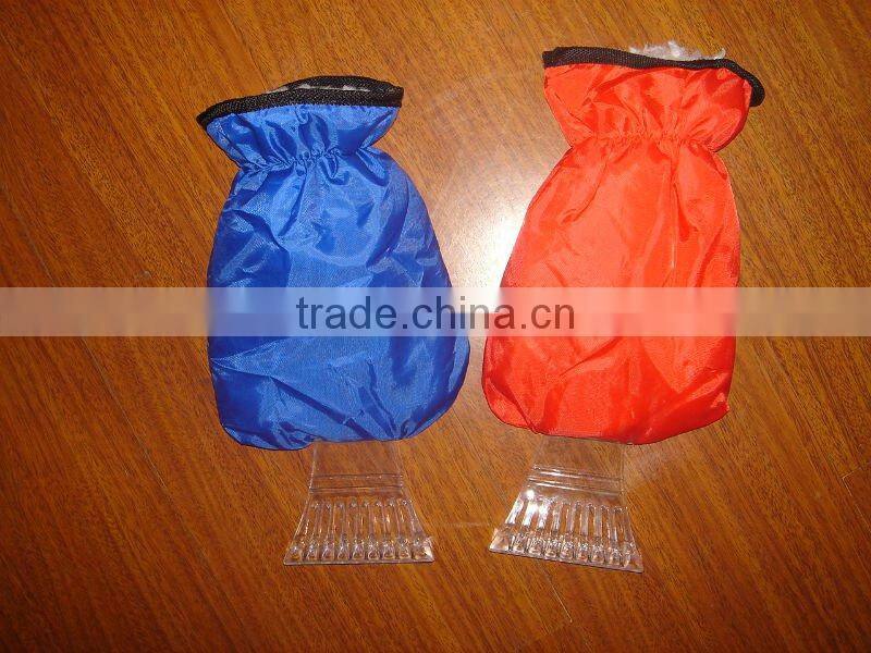 Waterproof Ice Scraper Vehicle Mitt Car Windshield Snow Remover Glove