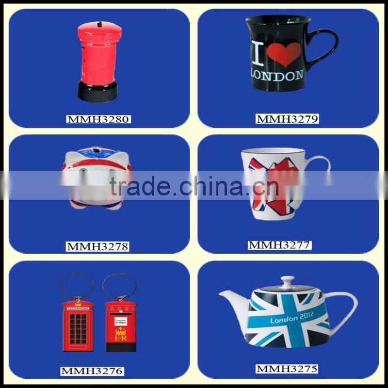 Rectangular magnet ceramic london souvenir gifts