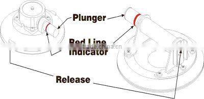 8" Flat Vacuum Cup with ABS Handle
