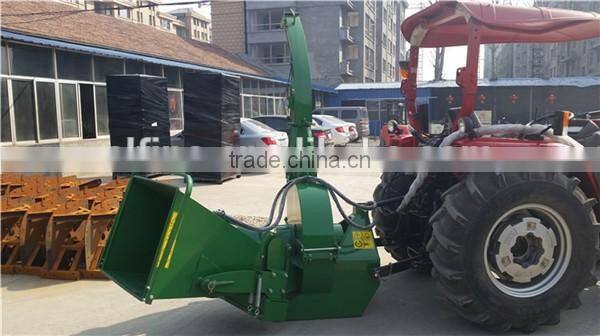 BX series tractor mounted wood chipper with hydraulic feeding