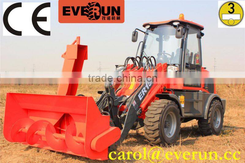 Everun ER15 neue Holzgabel Radlader CE/Euro 3/EPA geprueft for sale