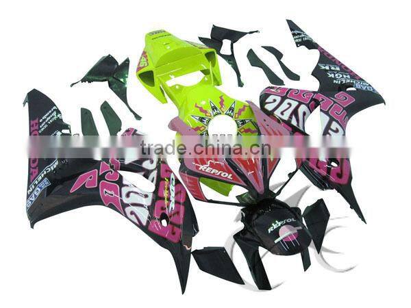 For 2006-2007 Honda CBR1000RR CBR1000 Wholesale Pink sunflower New Injection ABS Fairing Body Work