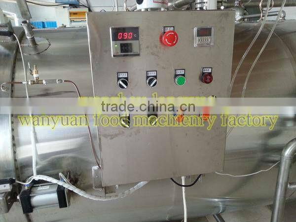 water spray sterilizer retort for glass jars