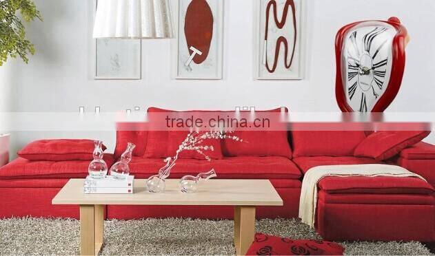 2015 the newest quartz clock melting clock novelty home decor clock art clock shelve clock melting shelf clock