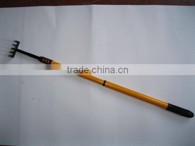 5 Tine Cultivator With Telescopic Handle & Non-Slip Grip