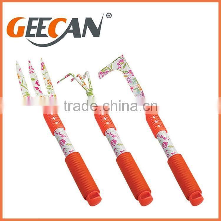 2016 Hot-selling flower floral printed Garden Tool Set for Children