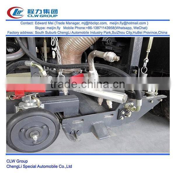 Dongfeng 4*2 4*4 type 180hp~210Hp 10 ton airport runway sweeper