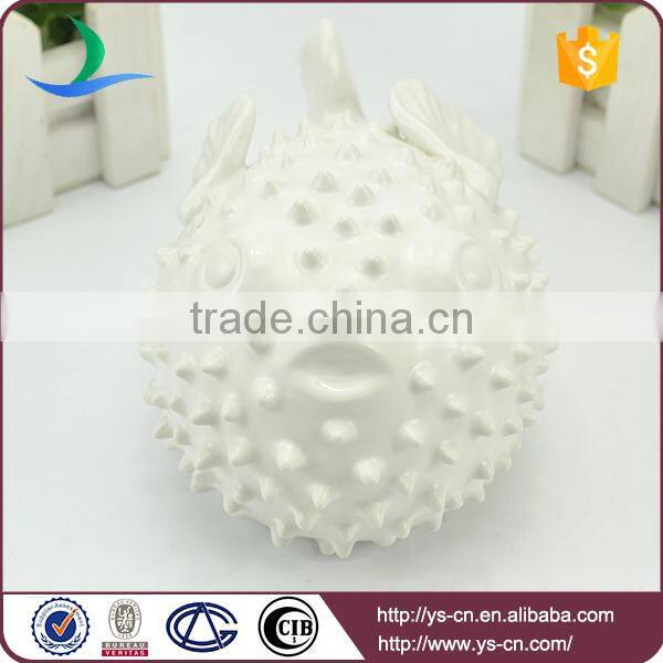 wholesale white fish decoration, cute unique ornament for home