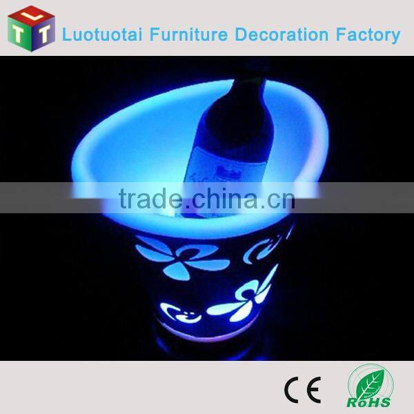 Remote control led ice bucket for beer promotional project