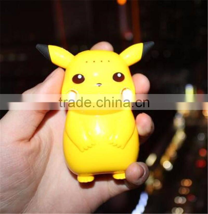 2016 Hot Sale Cute Protable 10000mAh Pokeball Pokemon Pikachu Power Bank creative 10000mah power bank