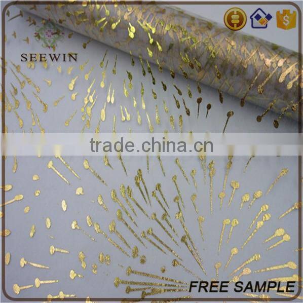 colorful beauty star sparkle 100% silk tulle organza fabric