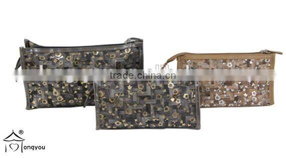 folding PVC travel pack cosmetic bag makeup hand bag