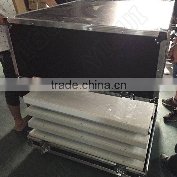 Portable Dance Floor LED,3d effect with Madrix control/led colorful dance floor wholesale