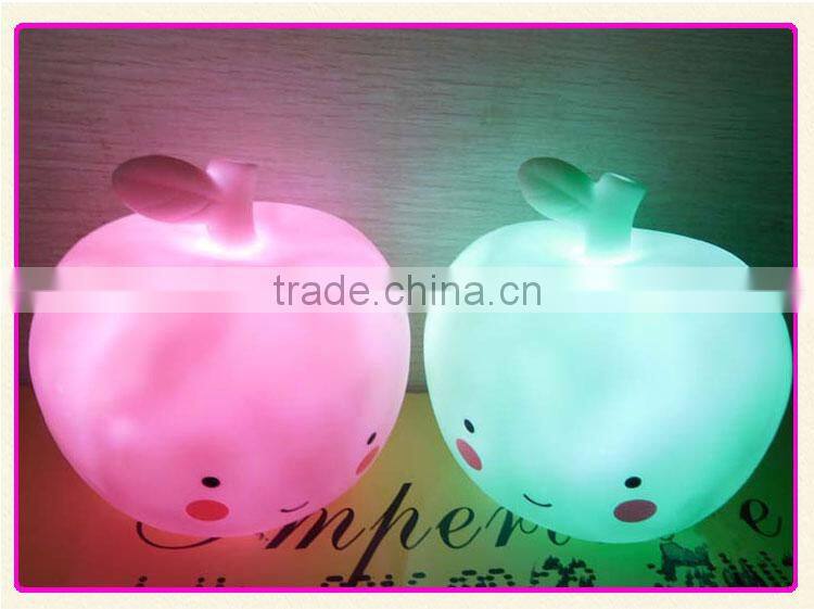 2017 hot sales LED lighting elegant apple fruits night light Decorative lamp