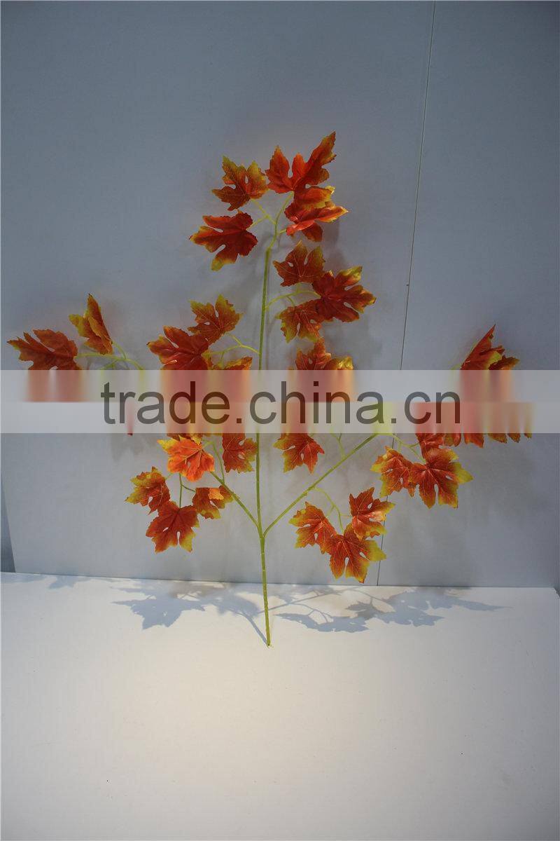artificial plants artificial leaf branch decor red maple leaf decoration