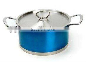 cookware set stainless steel material with high quality and mirror polishing