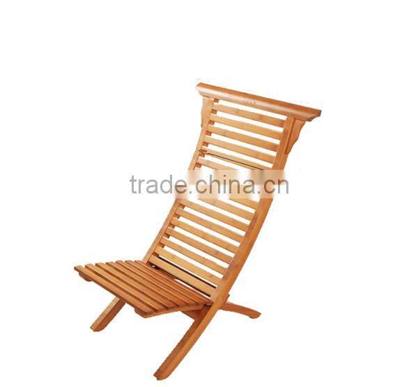 Popular bamboo folding relax chair for tea furniture design
