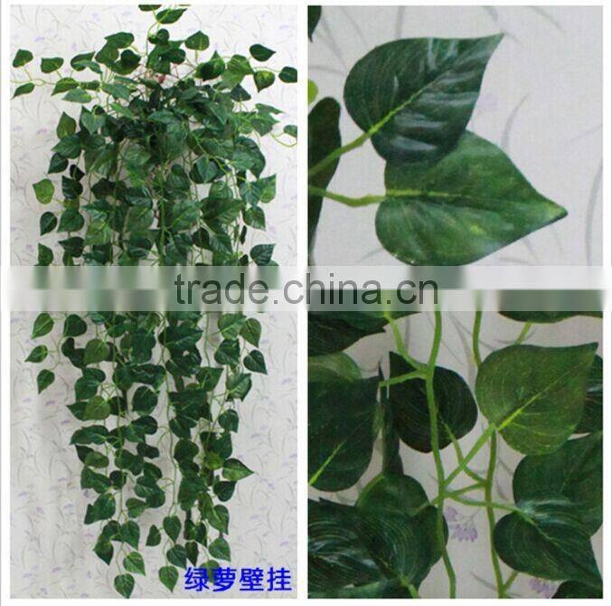 silk hanging vines for decoration,popular interior hanging plastic vines