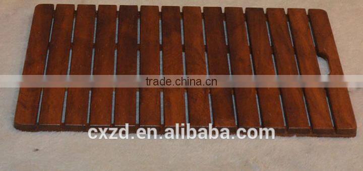Supply solid wood bath mat