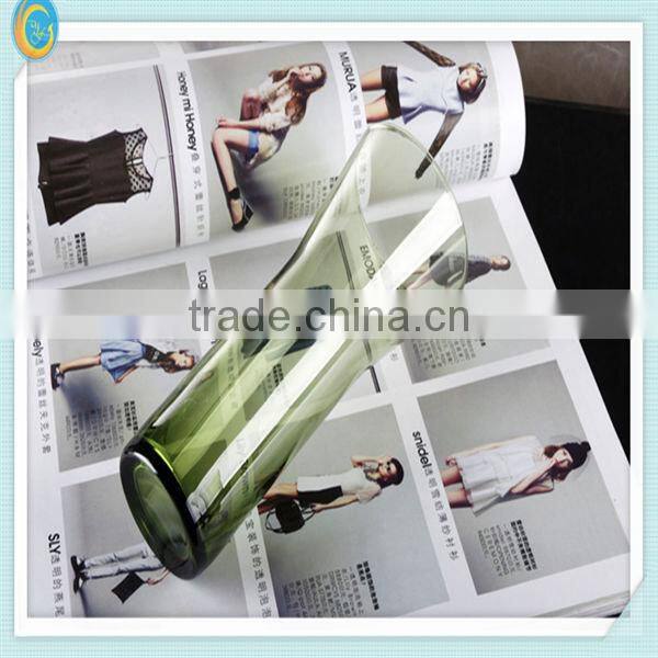 colorful cylinder glass vase