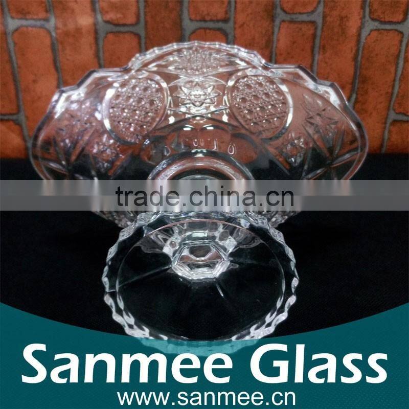 China Manufacture Cheap Clear Pyrex Glass Microwave Oven Plate