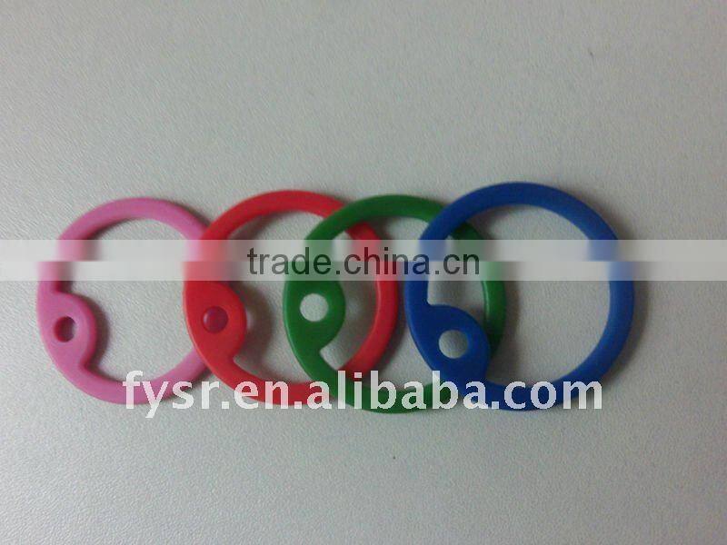 wholesale custom silicone couple dog tag/luggage label