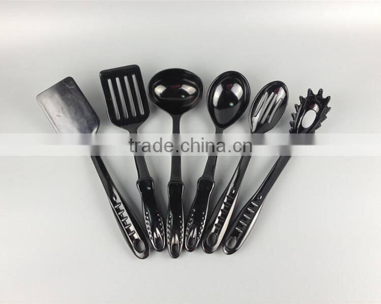 melamine plastic black cooking utensils list