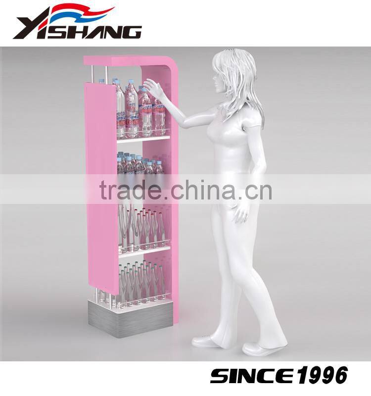 Customized mineral water bottle display stands joyshaker
