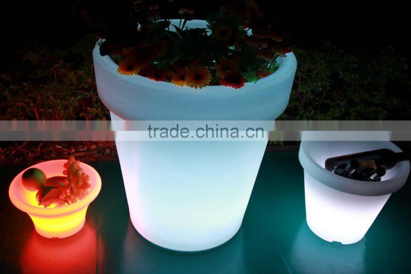 modern led bar furniture, led fruit pot, rechargeable led ice bucket