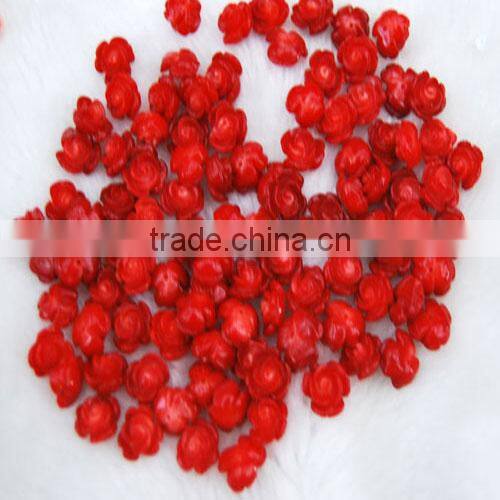 Carved coral jewelry