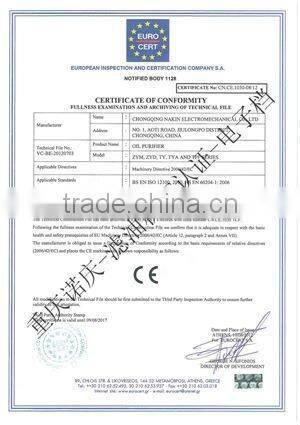 Vacuum Hydraulic Oil Treatment Device Renew Used Oil