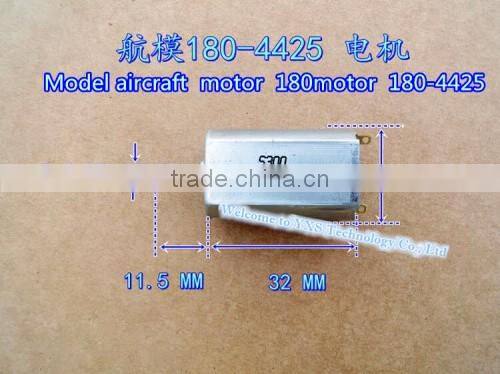 Kind shooting Model airplane High speed 180 motor 7.2 V 24000rmp 3.7 V 4.2 V Carbon Brush 180 motor In stock