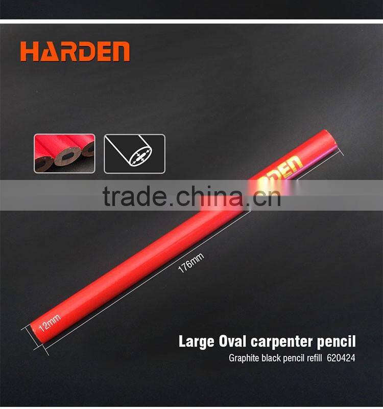 Oval carpenter pencil