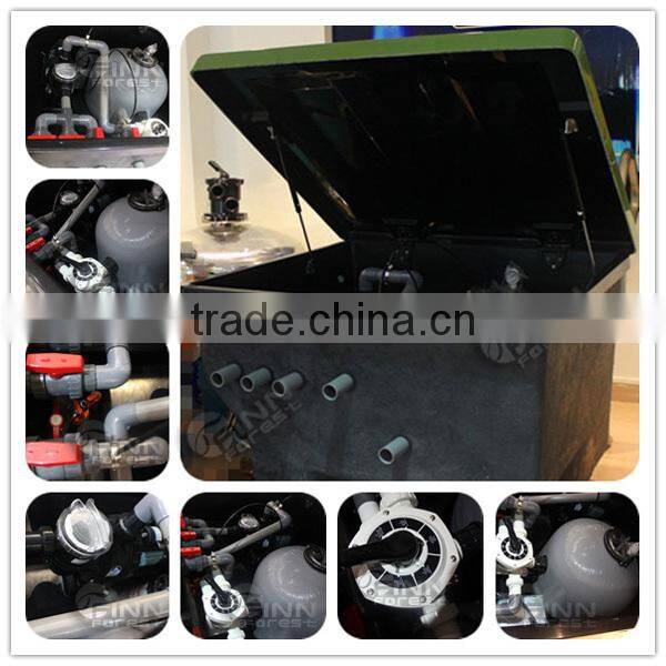 Wall mounting pipeless swimming pool filter