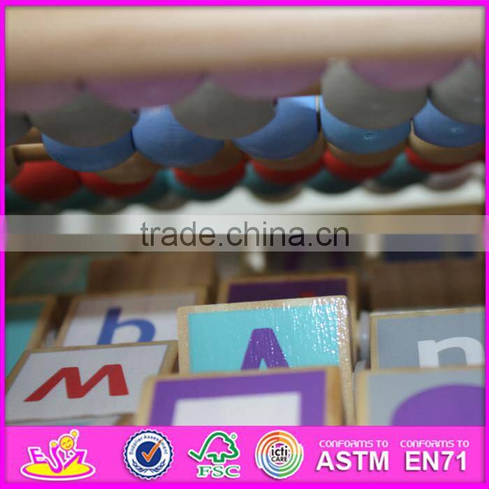 2016 new design baby abacus wooden early learning toy W12A048