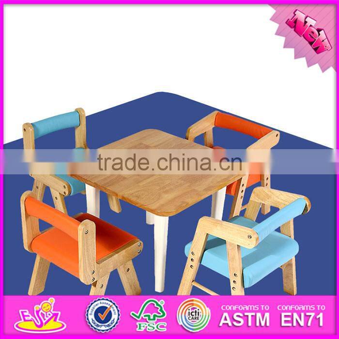 2016 new design baby wooden study desk., fashion kids wooden study desk, popular chidlren wooden study desk W08G179