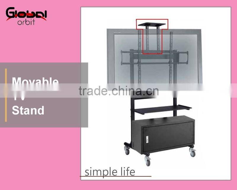 Simple style TV mounting bracket for two screen, mobile double screen TV stand