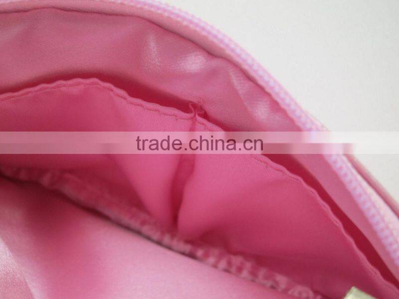 Beauty Pink Makeup Case Cosmetic Bag Makeup Purse