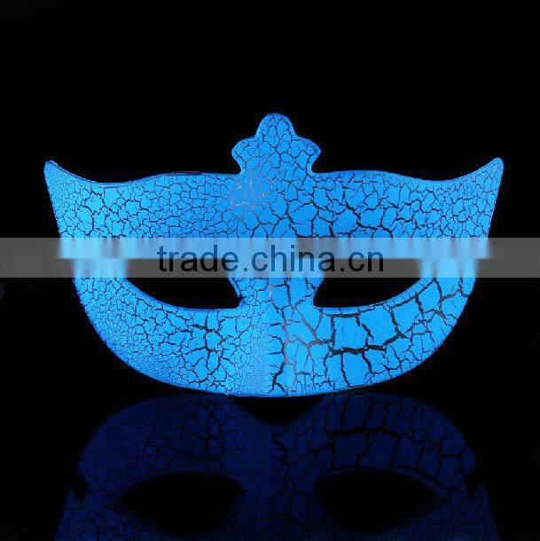 Hard PVC Plastic Venice Crack Mask Cheap Carnival Mask